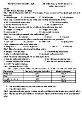Đề kiểm tra 25 phút học kỳ II môn Địa lý Lớp 10 - Trường THPT Nguyễn Huệ
